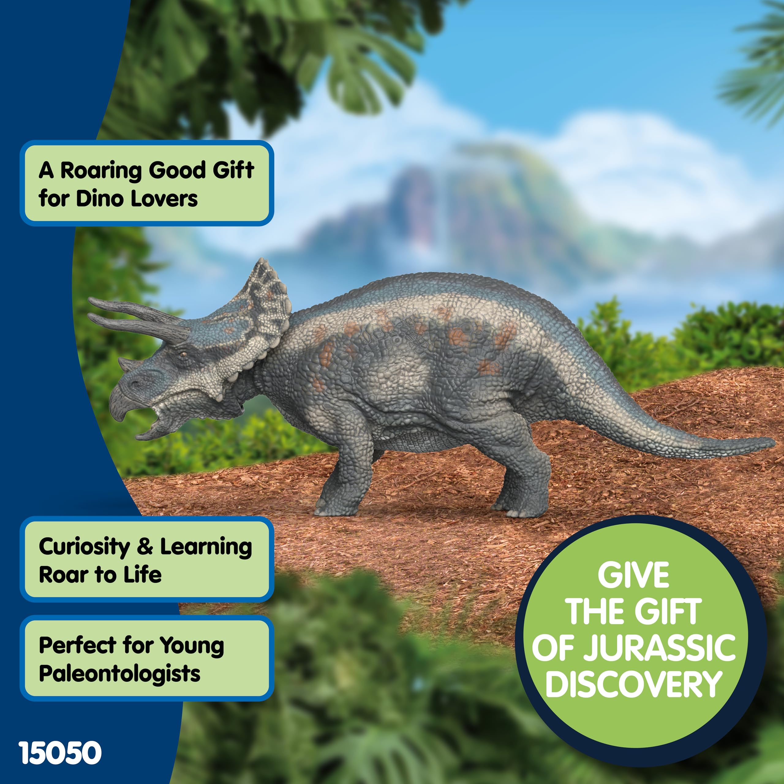 Amazon.co.jp: シュライヒ schleich 恐竜 トリケラトプス(グレー