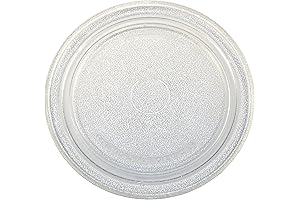 HQRP 10-3/4" Round Glass Turntable Plate Compatible with Sharp Microwave Ovens