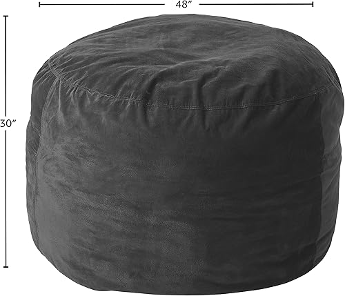 Miniatura 267 de Chill Sack - Funda para puf Microgamuza - Carbón - Solo funda,Microsuede - Chocolate - Solo funda,Microsuede - Azul marino - Solo funda,Guijarro -