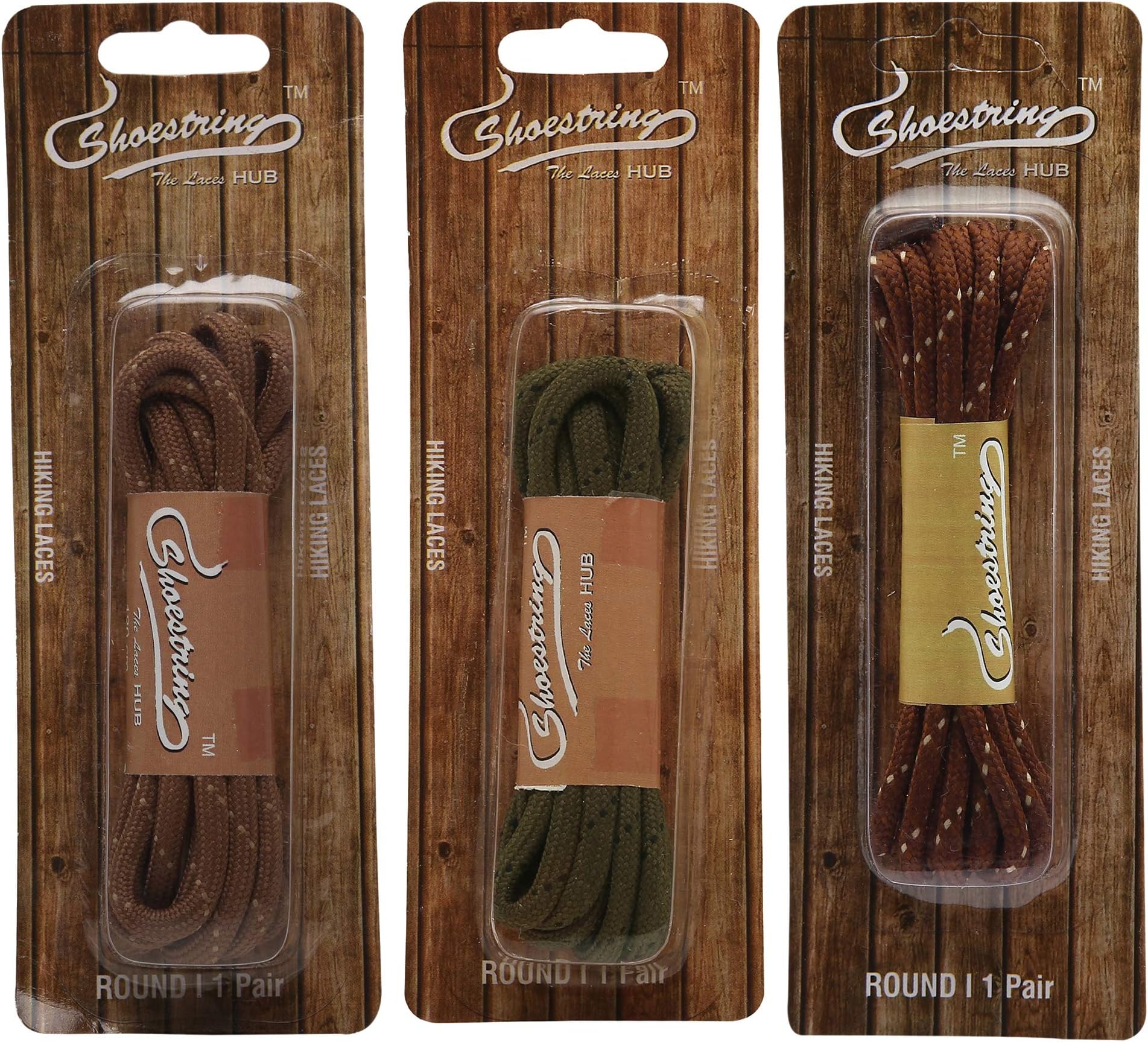 ShoestringPolyester Round Unisex Shoelaces for Casual Sports Shoes