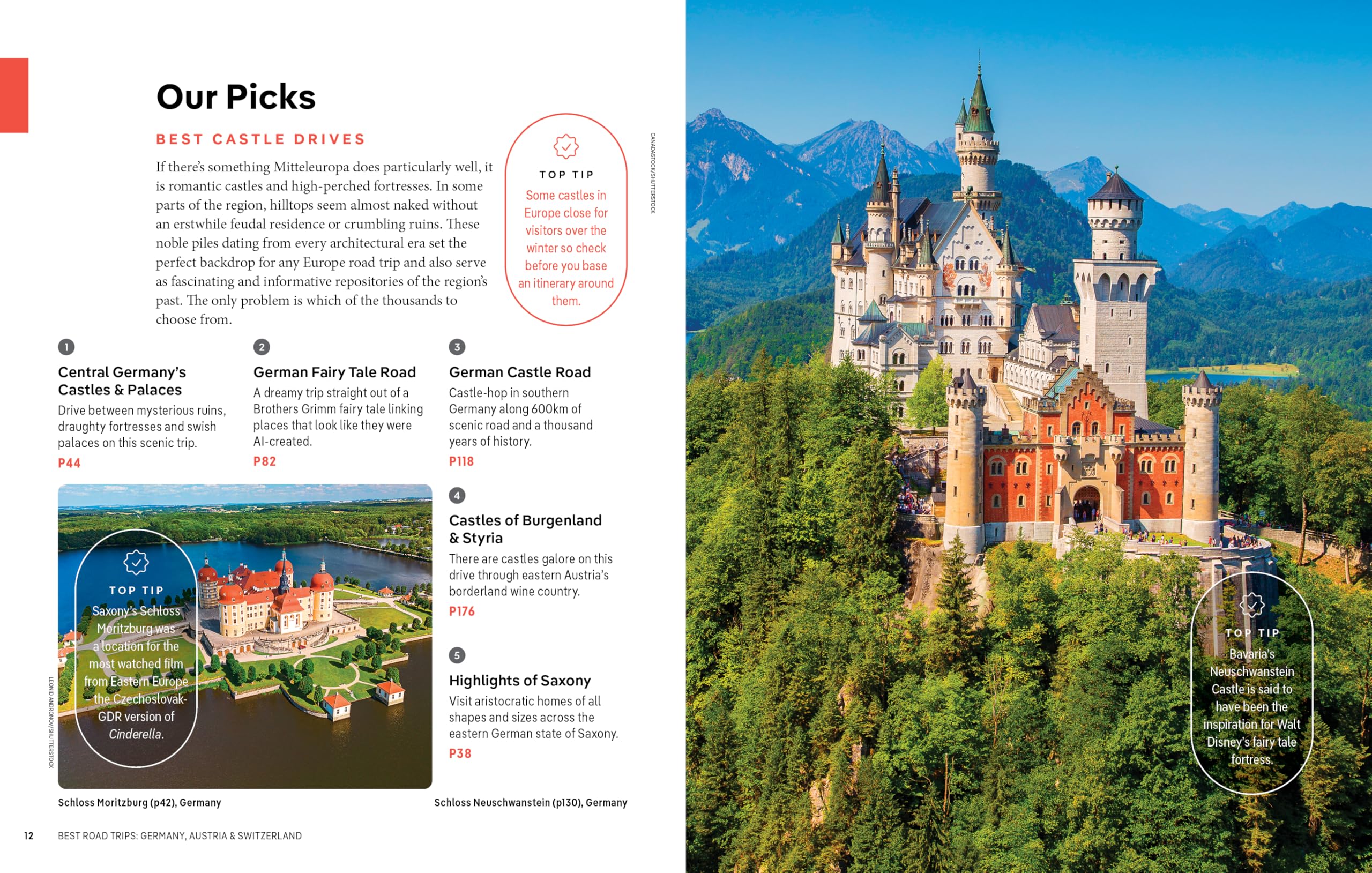Best Road Trips Germany, Austria & Switzerland 3ed -anglais-: best road trips : escapes on the open road
