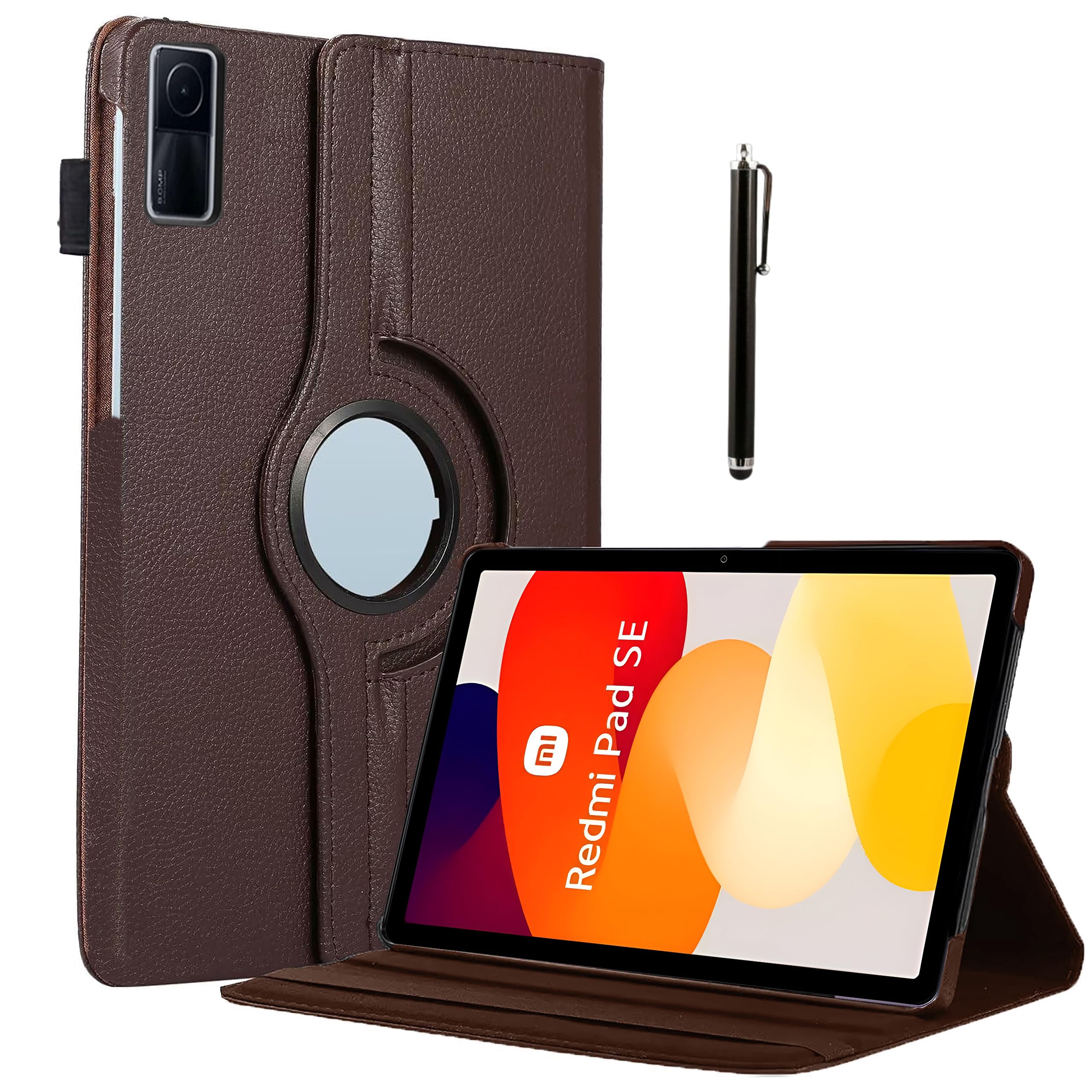 ProElite Case Cover for Redmi Pad SE 11 inch Cover, 360 Rotatable Smart Flip Case Cover for Redmi Pad SE 11 inch Tablet with Stylus Pen, Brown (B0D25RK67Z) Amazon Price History, Amazon Price Tracker