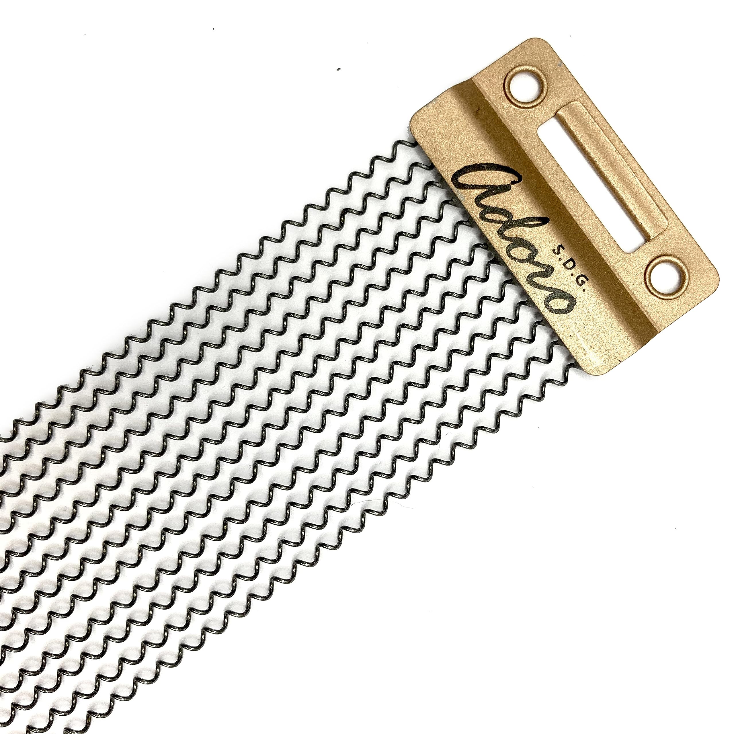 12" 12er Adoro Vintage Custom Wire -Phosphor Bronze Snareteppich mit 12 Drähten für reduzierte Lautstärke und weniger Mitrascheln, 1 Set