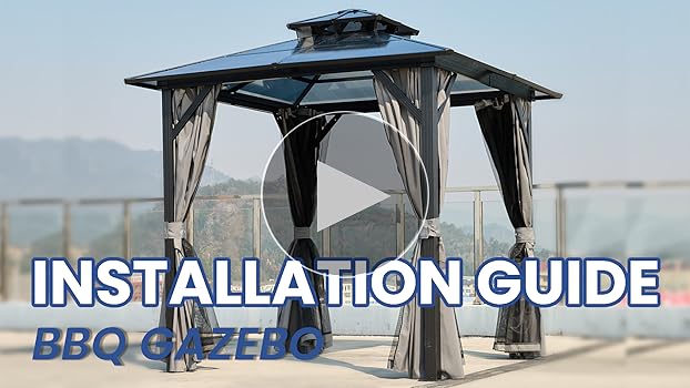 Amazon.com : Endark 8'x5' Grill Hardtop Polycarbonate Gazebo with