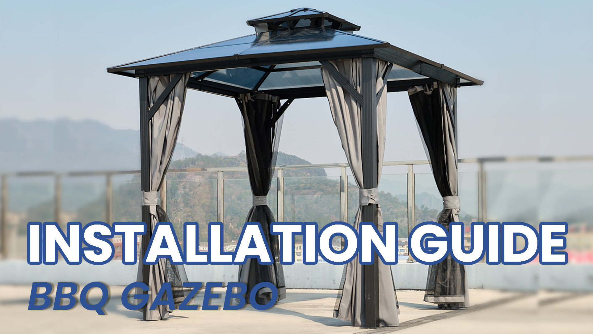 Amazon.com : Endark 8'x5' Grill Hardtop Polycarbonate Gazebo with