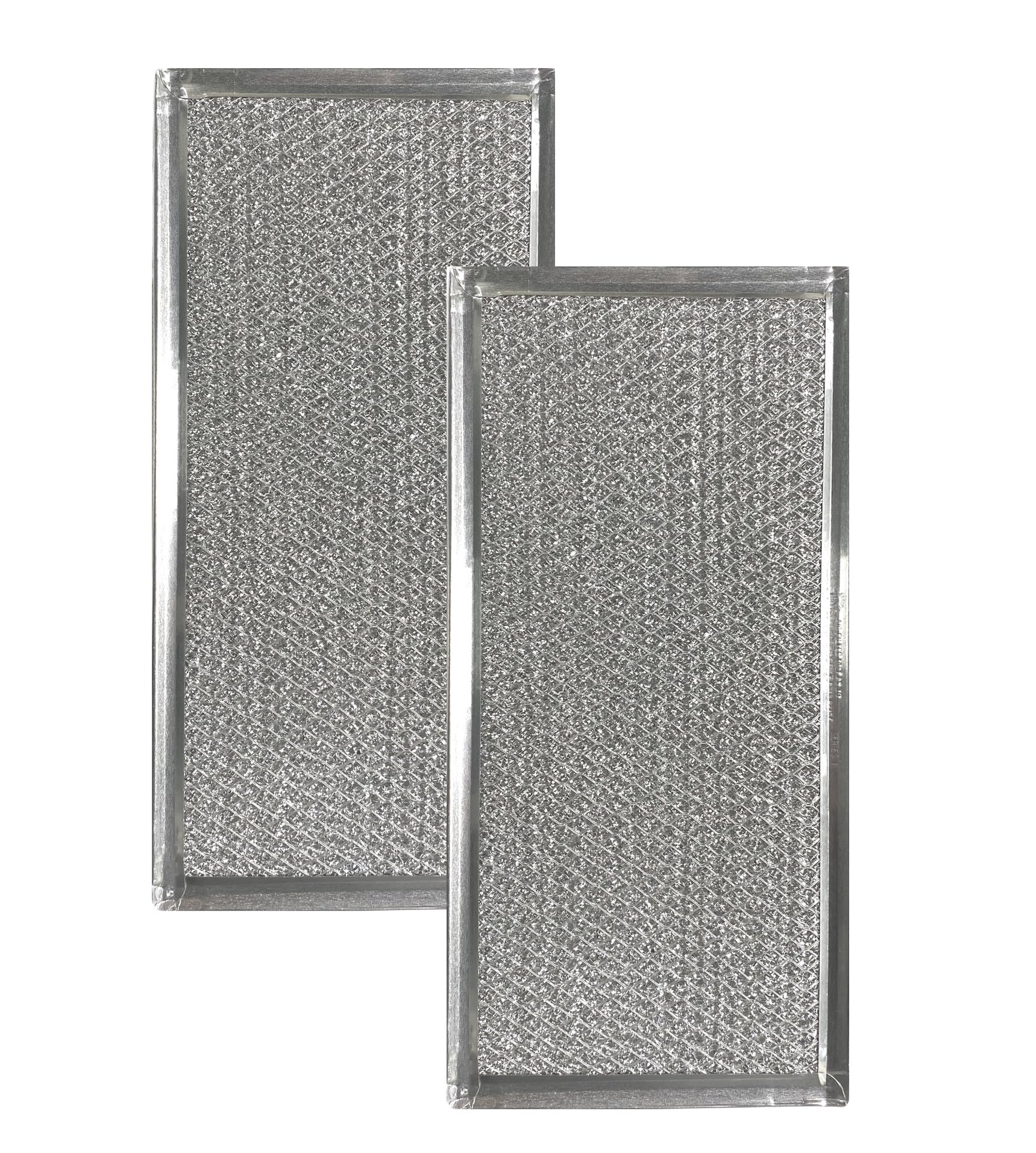 Air Filter Factory Replacement For W10535950, PS8769987, W10834067 Aluminum Mesh Grease Microwave Oven Filters 2-Pack