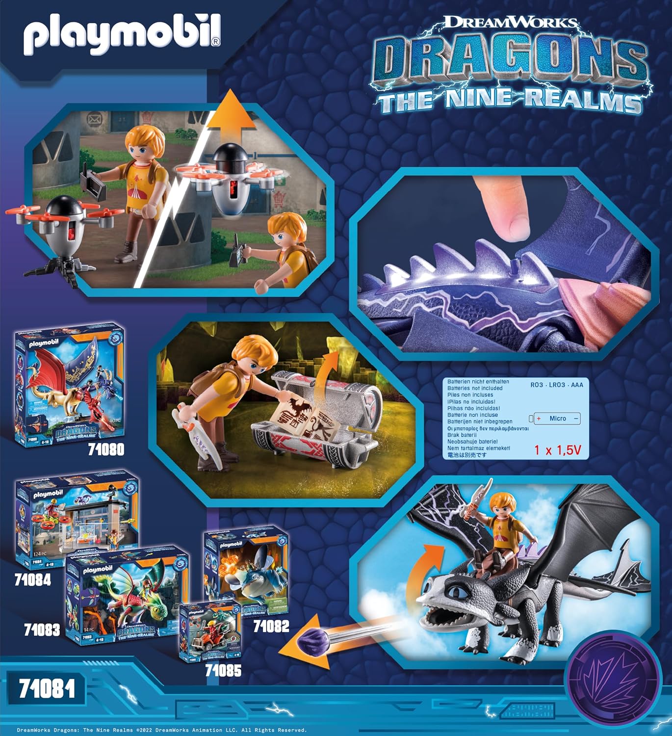 Playmobil Dragons Nine Realms: Thunder & Tom