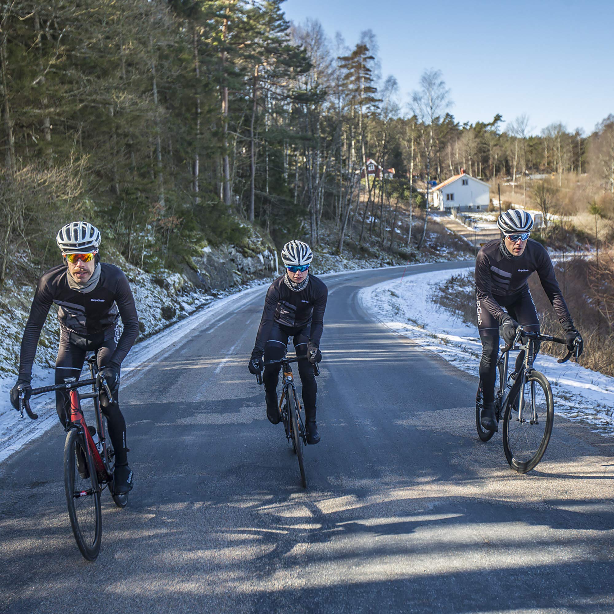 GripGrab Merino-Wolle Polyfibre Langarm Radsport Funktions-Unterhemd Langärmliges Thermo Winter Fahrrad Funktionsshirt sous-vêtement Mixte