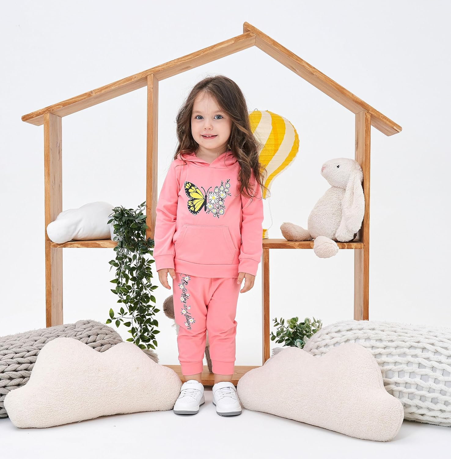 Toddler Kid Girls Clothes Colorblock Hoodie Leopard Print Sweatsuits Top 2PC Fall Outfit Set - Image 2