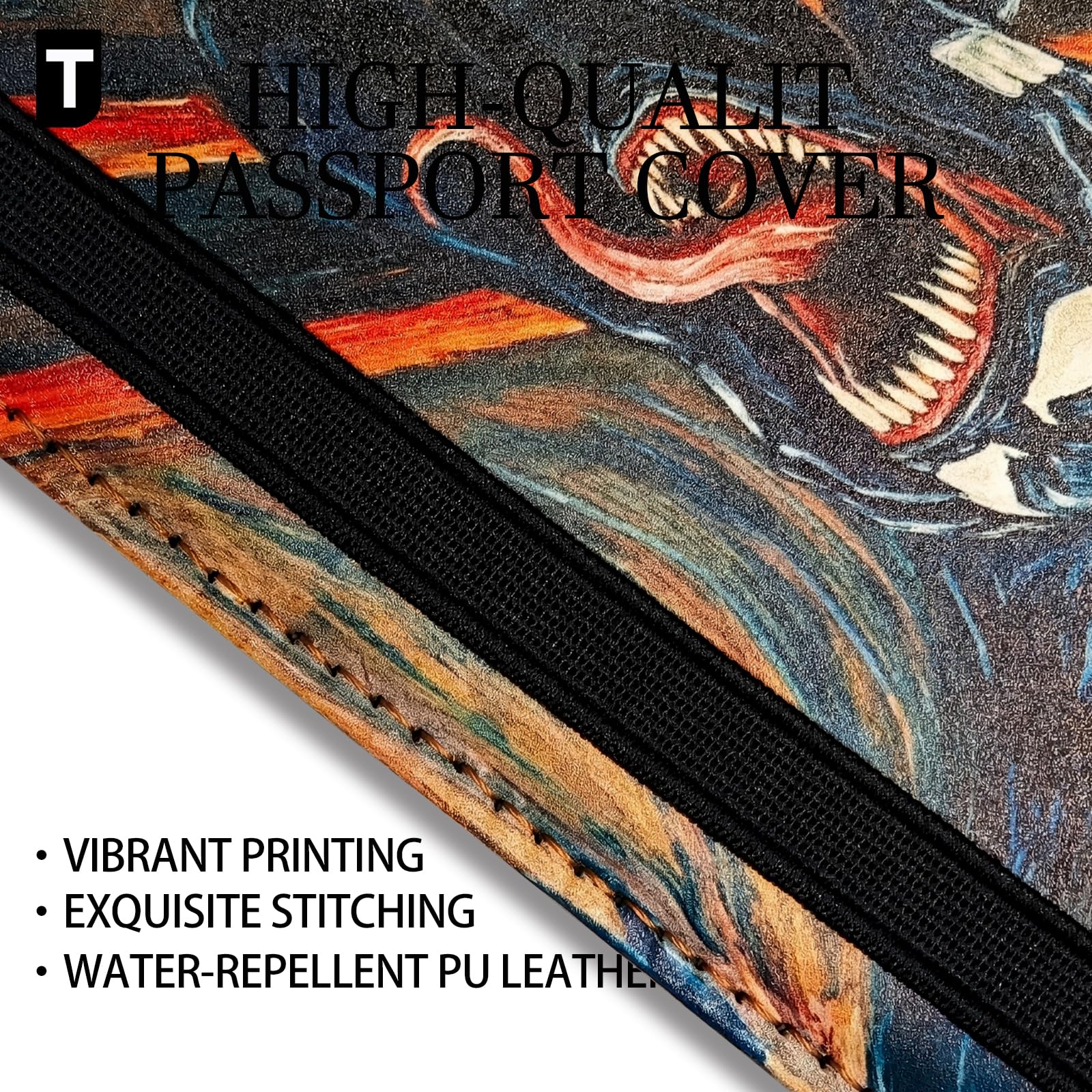 2 fundas divertidas para pasaporte para padres, Naranja, Fresco