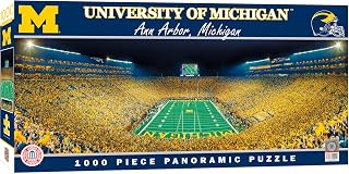 MasterPieces - 1000 Piece Jigsaw Puzzle, NCAA Oklahoma Sooners, Panoramic Football Stadium View, Fun for Adults and Family, 13"x39"