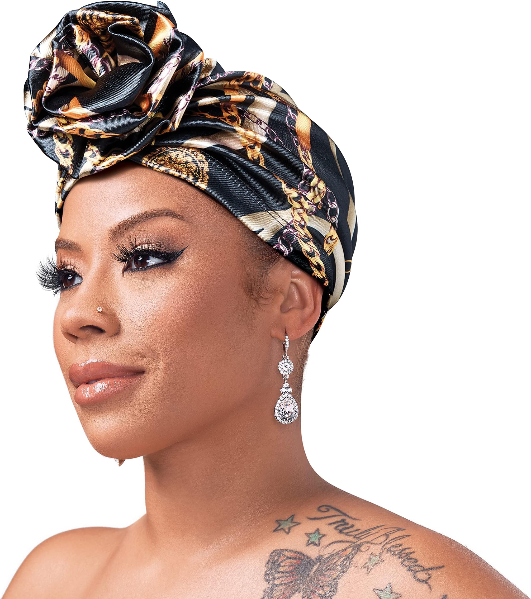 Red by KissKeyshia Cole X Top Knot Turban Luxe Silky Ultra Stretchy (Luxury)