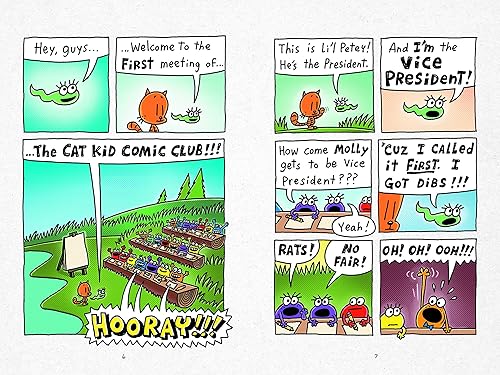 Miniatura 4 de El juego de regalo para niños Cat Kid Comic Club incluye libro de tapa dura de Dav Pilkey, mochila MerryMakers Dog Man's Cat Kid y certificado de