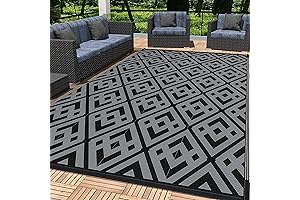 Outdoor Camp Floor Mat: Waterproof 5x8ft Reversible Camping Rug