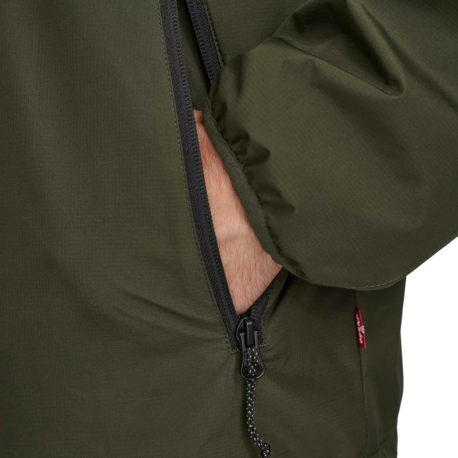 Levi's Men's Hooded Rain Jacket & Windbreaker - Image 6