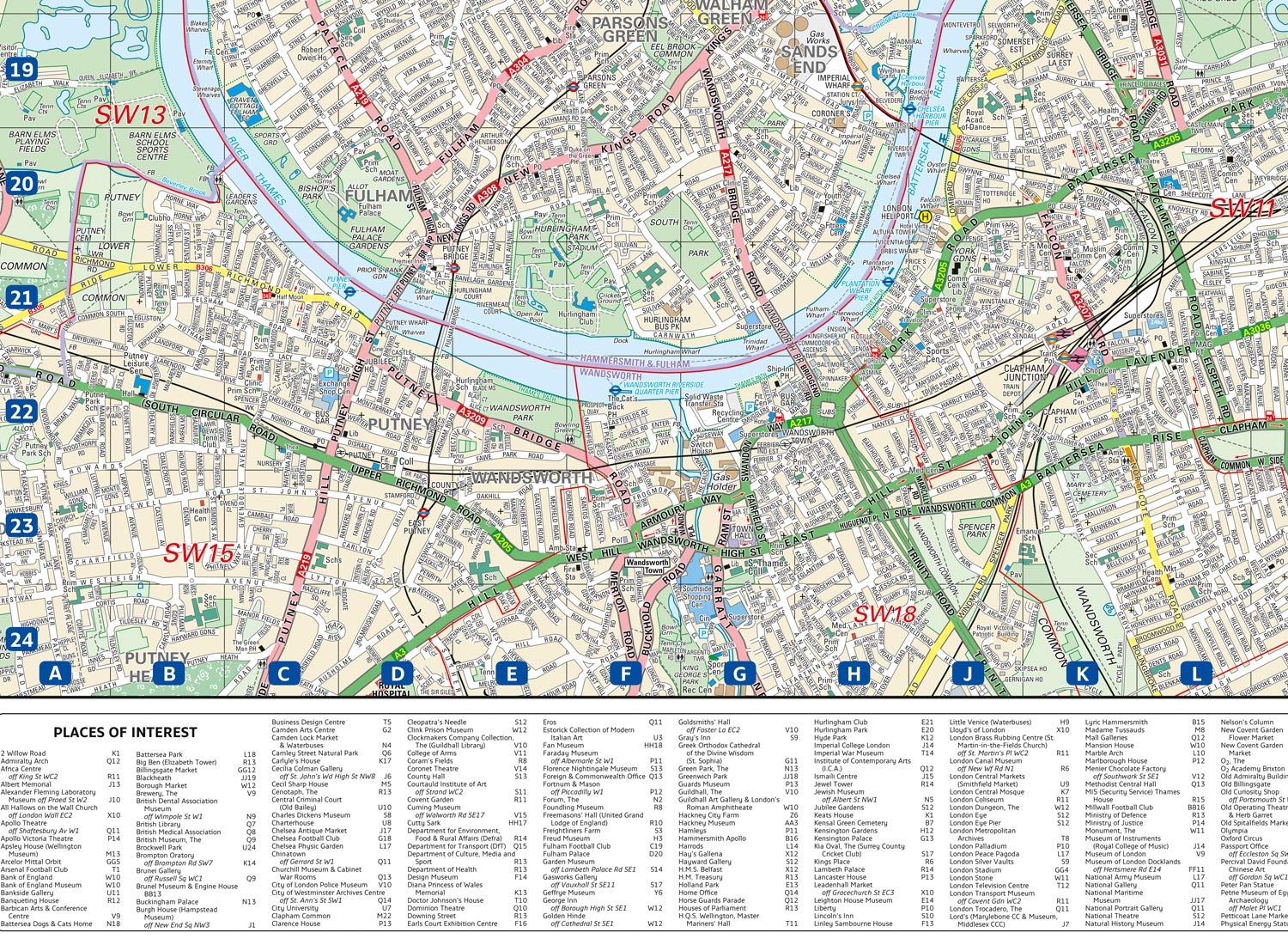 Collins London Handy Street Map