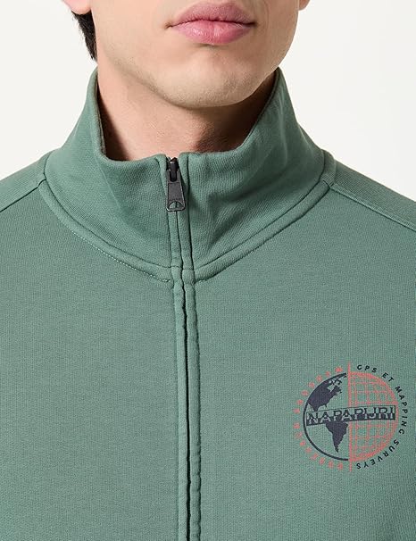 Napapijri Derri Full Zip Sweater Blue | Dressinn
