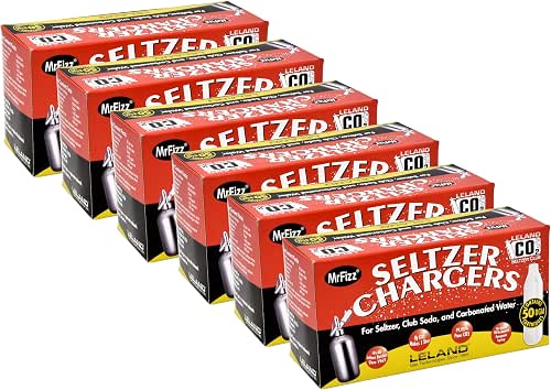 300 Leland Mr Fizz 8 Gram CO2 Soda Siphon Seltzer