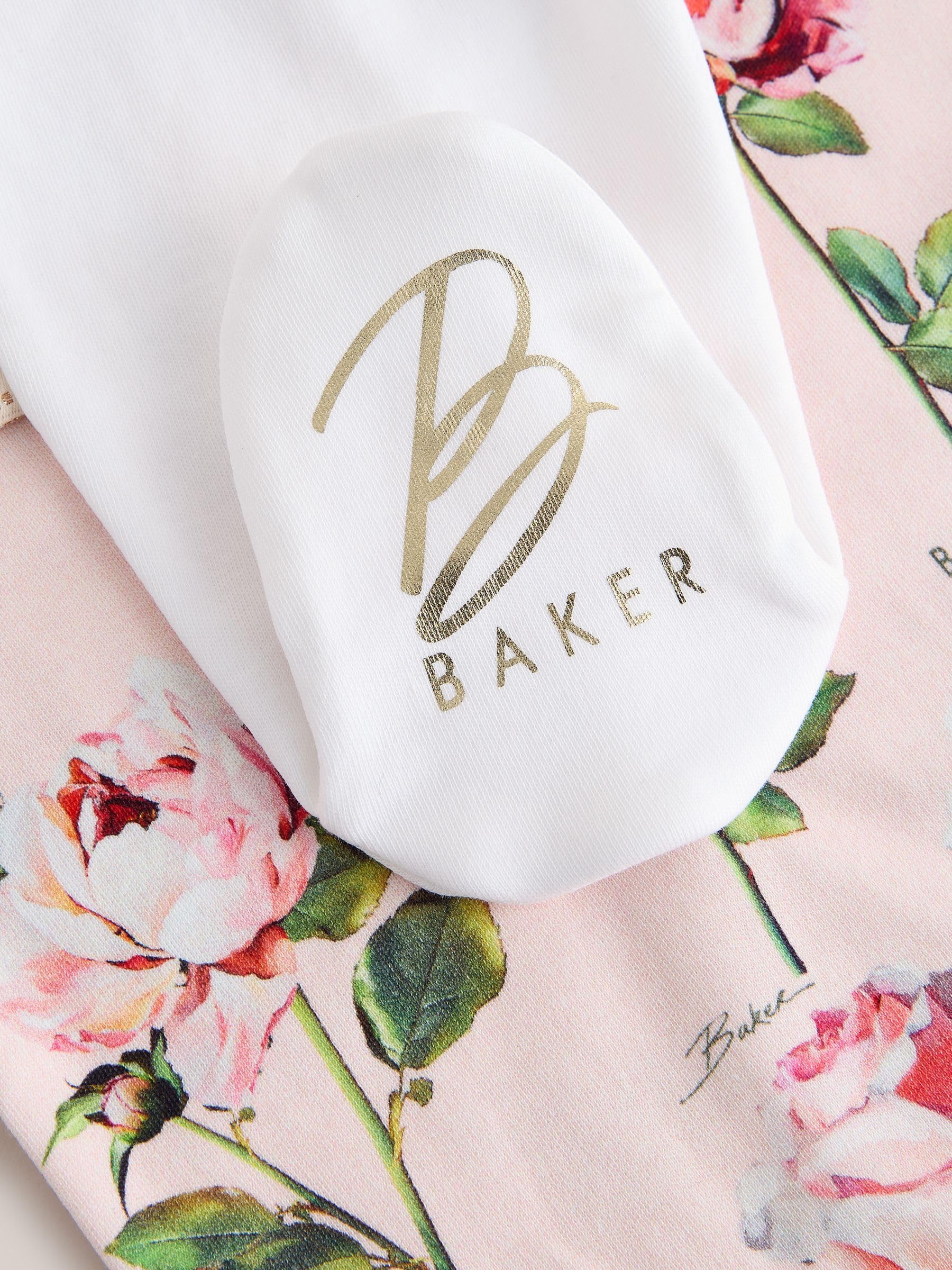 Noworodki dziewczynki 3 pajacyki Baker by Ted Baker