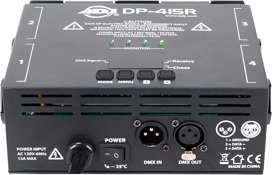 منتجات ADJ DP-415R 4 Channel DMX512 Dimmer Pack