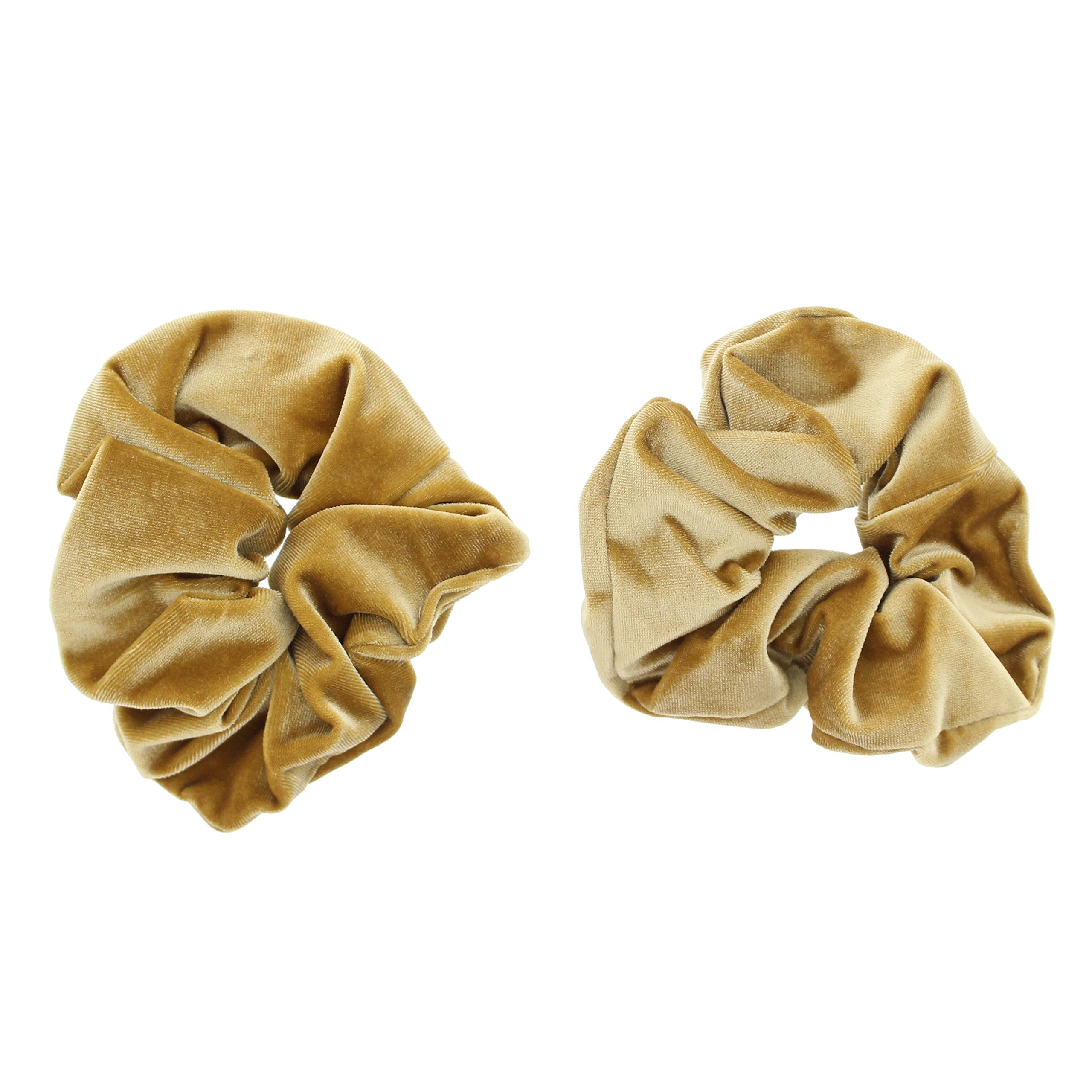 Zac's Alter Ego Pair of Luxurious Velvet Hair Scrunchies - Variety of Colours