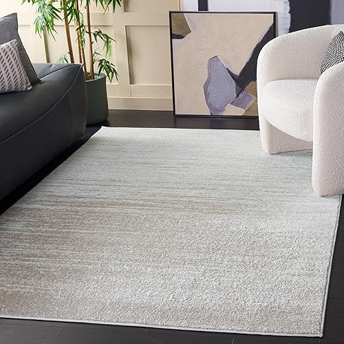 SAFAVIEH Area Rug 5'1"x7'6" - Adirondack Collection - Modern Design, Ivory & Bei
