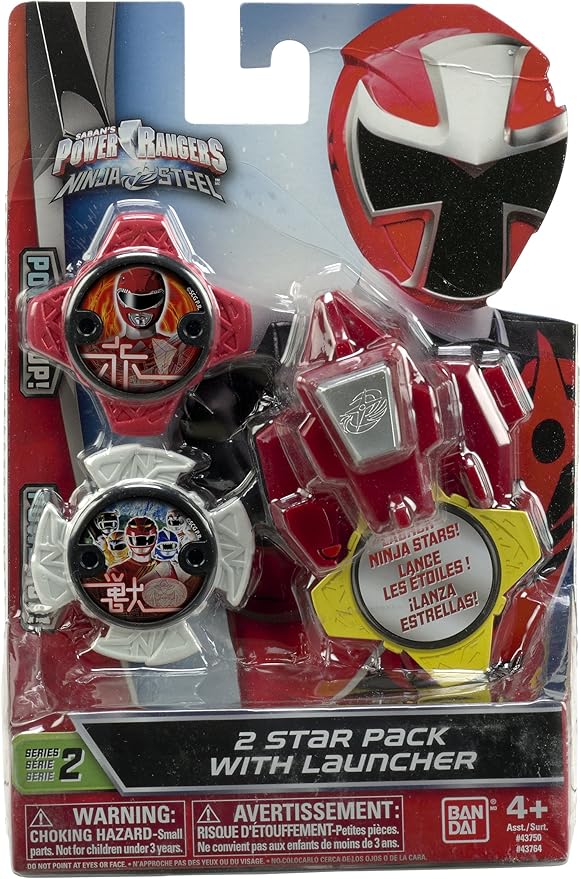 Power Rangers 43490 Ninja Steel Power Star Pack With Tool Assorted Models Amazon De Toys Games