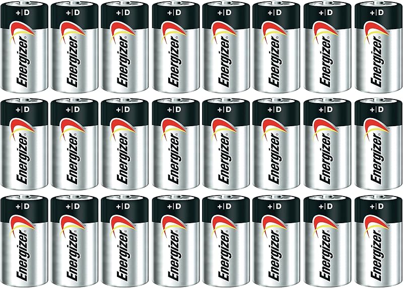 ENERGIZER E95 Max ALKALINE D BATTERY Made in USA Exp. 12-2024 or later - 24 Count