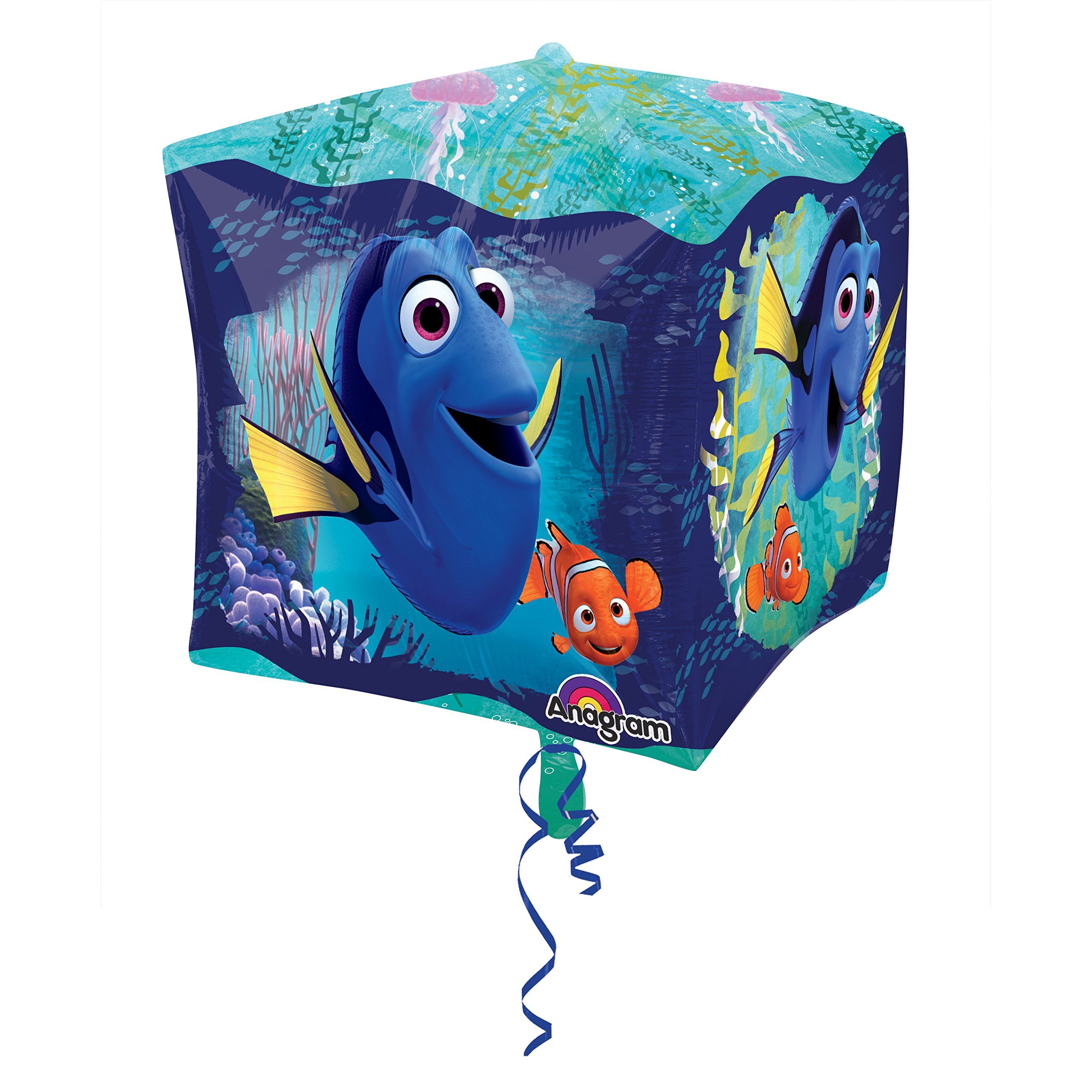 Anagram amscan 3231401 Nemo Cube Finding Dory Balloon Party Decoration-1 Pc