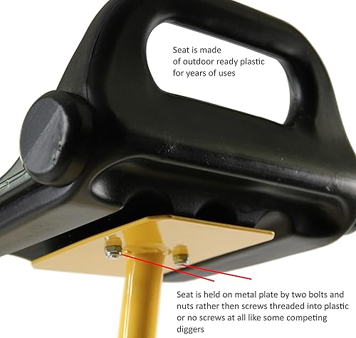 Miniatura 5 de Excavadora de arena para nieve, arena, playa, tierra, un juguete de metal duradero para exteriores para niños de 3 años en adelante (amarillo)