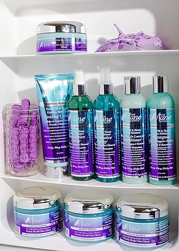 Miniatura 4 de The Mane Choice Tropical Moringa Sweet Oil & Honey Máscara de humedad sin fin, 8 onzas