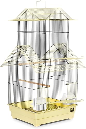 Miniatura 2 de Prevue Pet Products Beijing - Jaula para pájaros, amarillo y negro