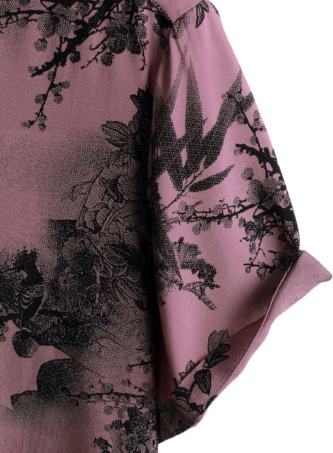 Mens Hawaiian Shirt Short Sleeve Button Down Tropical Shirts Casual Floral Summer Beach Shirt - Image 4