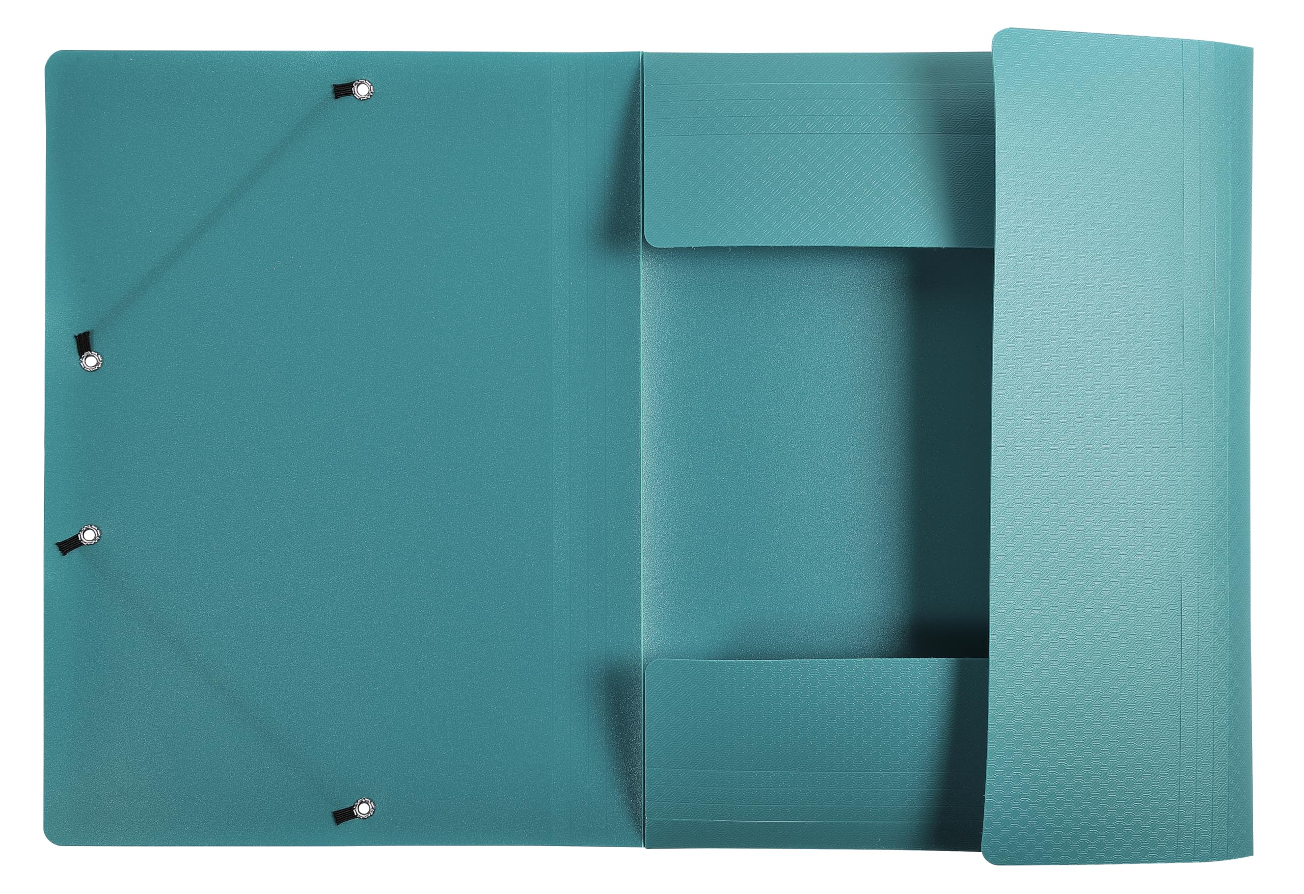 Exacompta - Ref 55840E - Box of 50 Opak Elastic folders - 3 Flap Pockets - Opaque Polypropylene - Size 24 x 32 cm for documents in A4 Format - 10 Assorted Colours