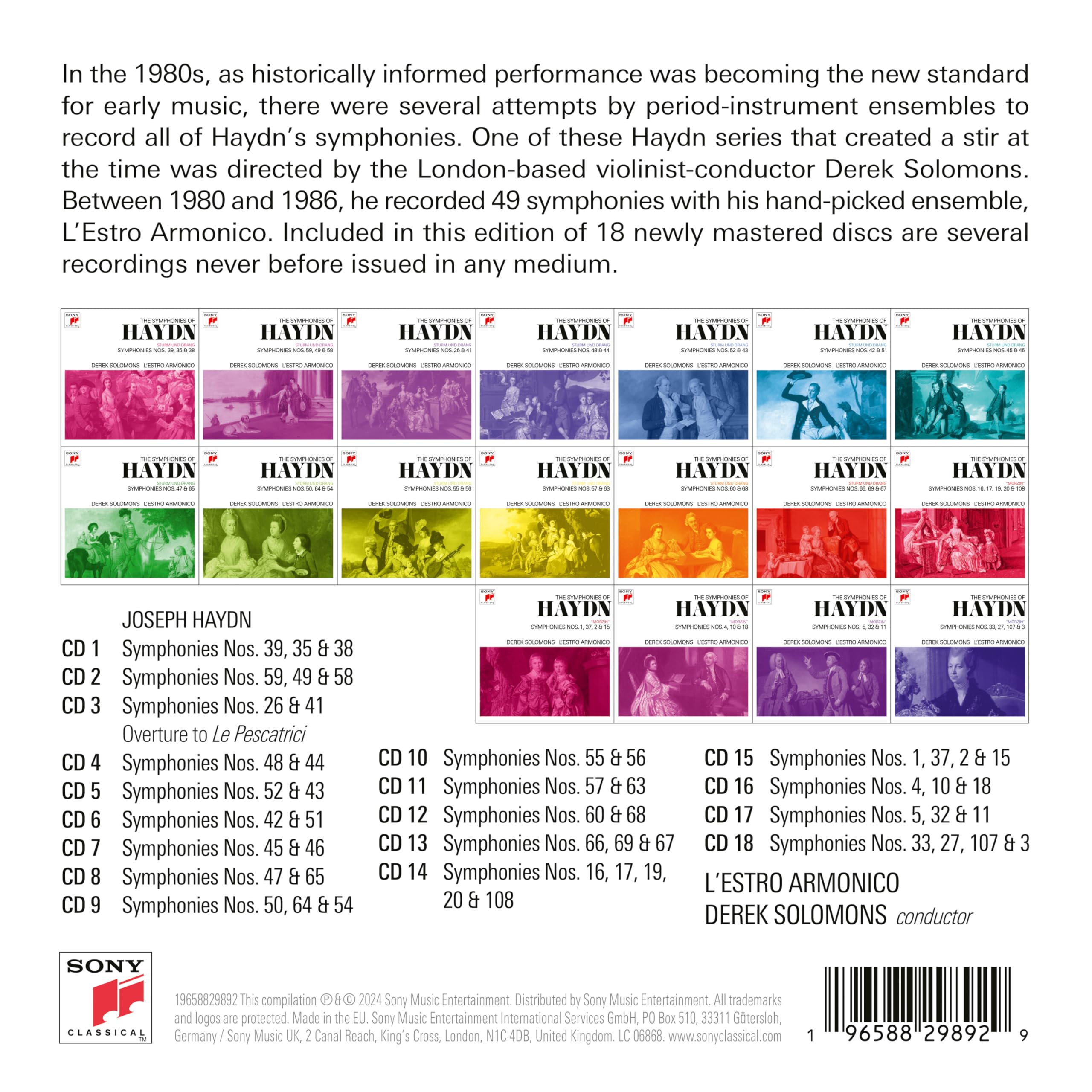 Derek Solomons - Haydn Symphonies