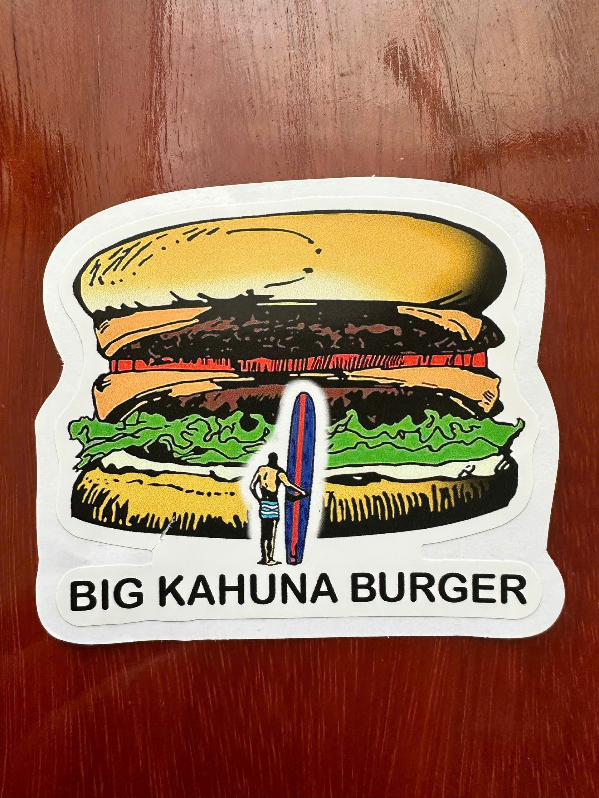 JBaptist VinylartFiction Pulp Big Kahuna Burger Sticker, 3 Inch, Pack of 3