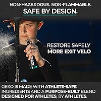 Vista 5 de Geko - Limpiador y restaurador de agarre 2 en 1 # 1 para baloncesto, golf, fútbol, voleibol y béisbol, restaura la tracción del zapato, el agarre