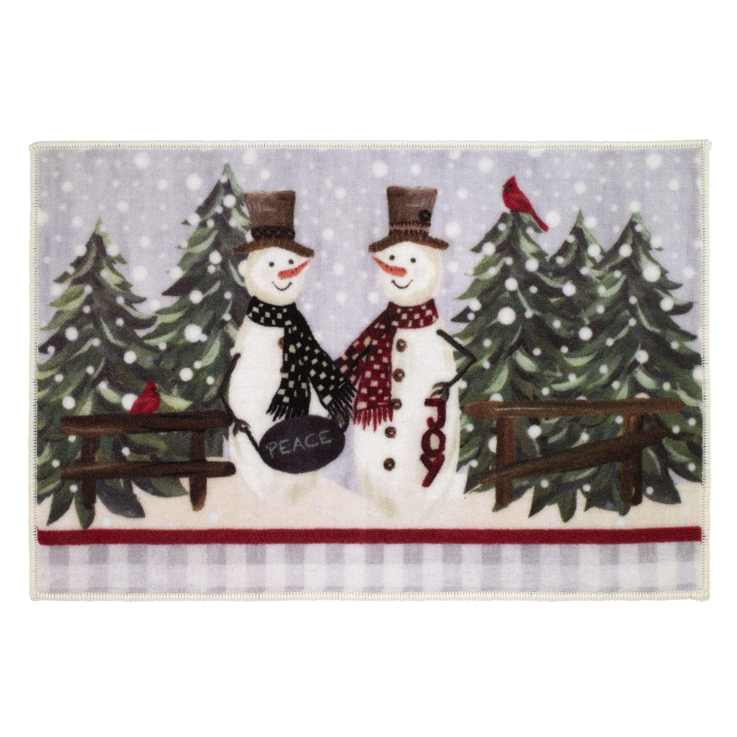 Avanti Linens - Bath Mat, Cotton Bath Rug, Holiday Bathroom Decor (Country Friends Collection)
