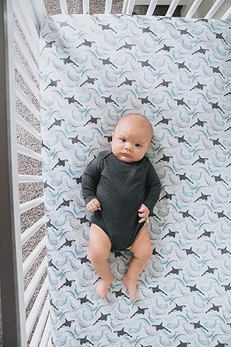 Vista 18 de Sábana bajera de punto prémium para cuna/sábana para niños pequeños Cusco por Copper Pearl Cuzco