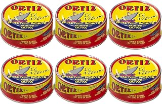 Conservas Ortiz Bonito del Norte weißer Thunfisch in Olivenöl 250 gr. - [Pack 6]