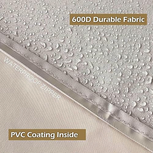 Miniatura 3 de IC ICLOVER Funda para soporte de TV móvil de 30 a 32 pulgadas, cubierta impermeable para TV al aire libre para soporte rodante, protector de