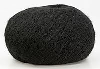 Vista 3 de Juego de 3 hilos de lana merino de alpaca bebé [426 yardas en total] negro, #4