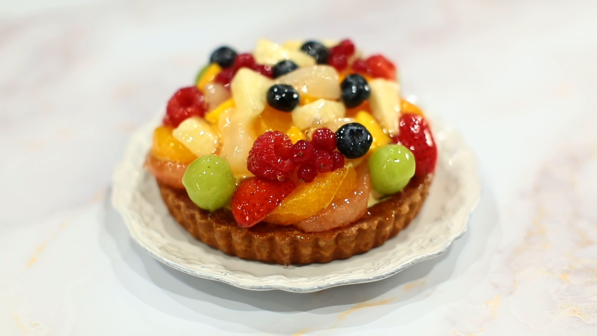 Amazon.co.jp: 【ラ・メゾン】フルーツ タルト ケーキ 14cm