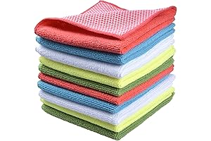 SINLAND Microfiber Dish Cloths for Washing Dishes
