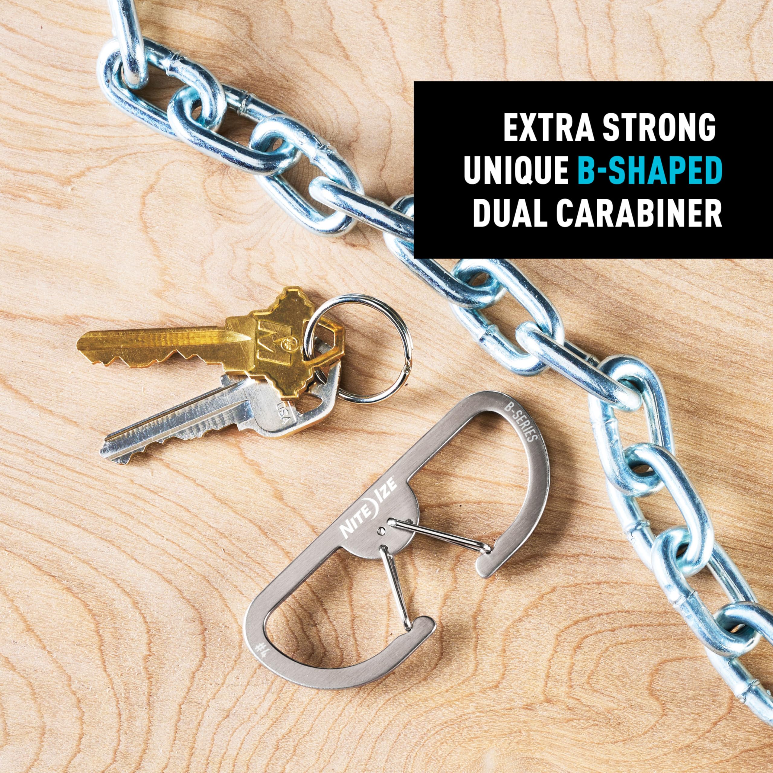 Amazon.com: Nite Ize B-Series Dual Carabiner - Stainless Steel
