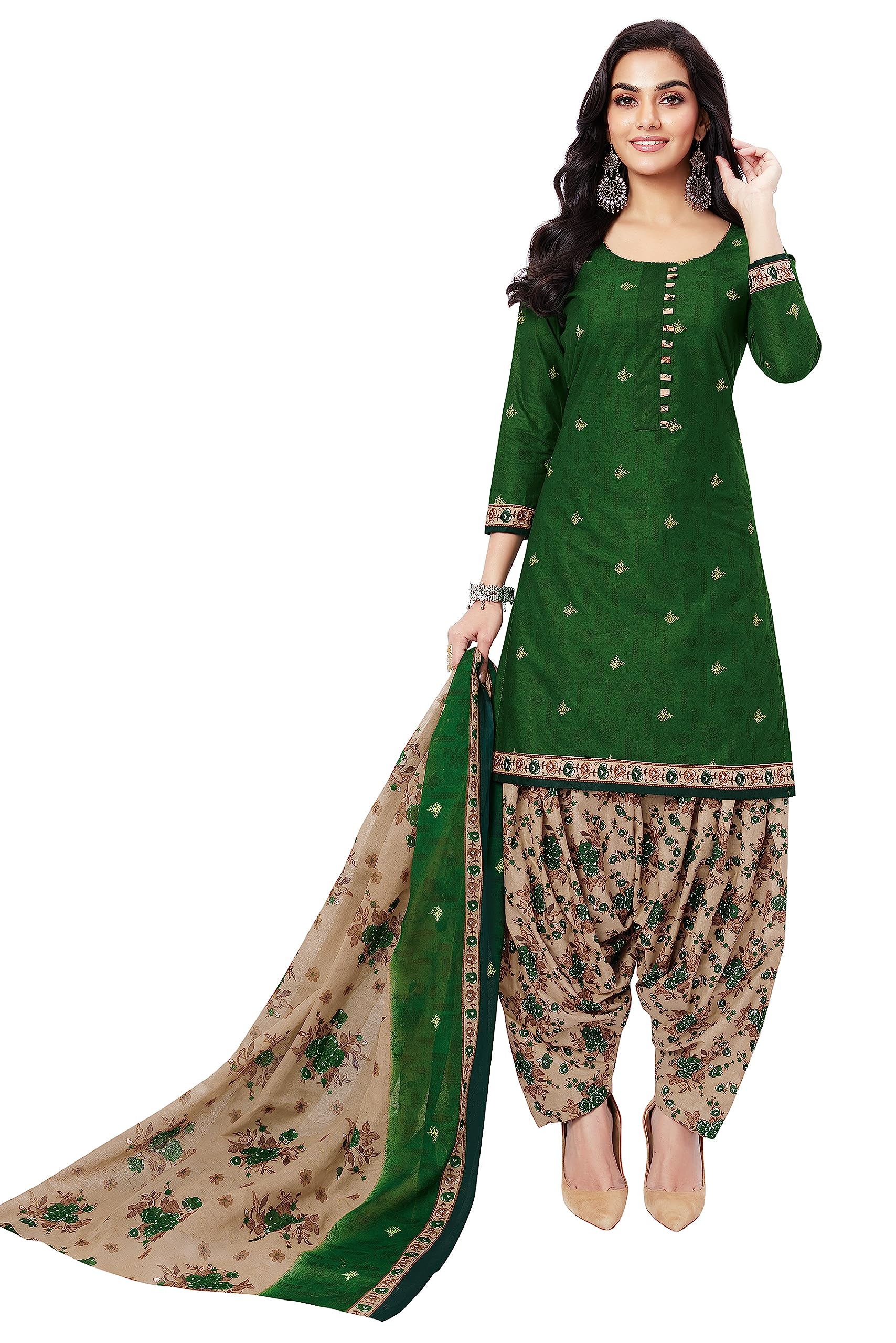 miraan Cotton Printed Readymade Salwar Suit For Women (BANDCOLOR1710)-picture-34