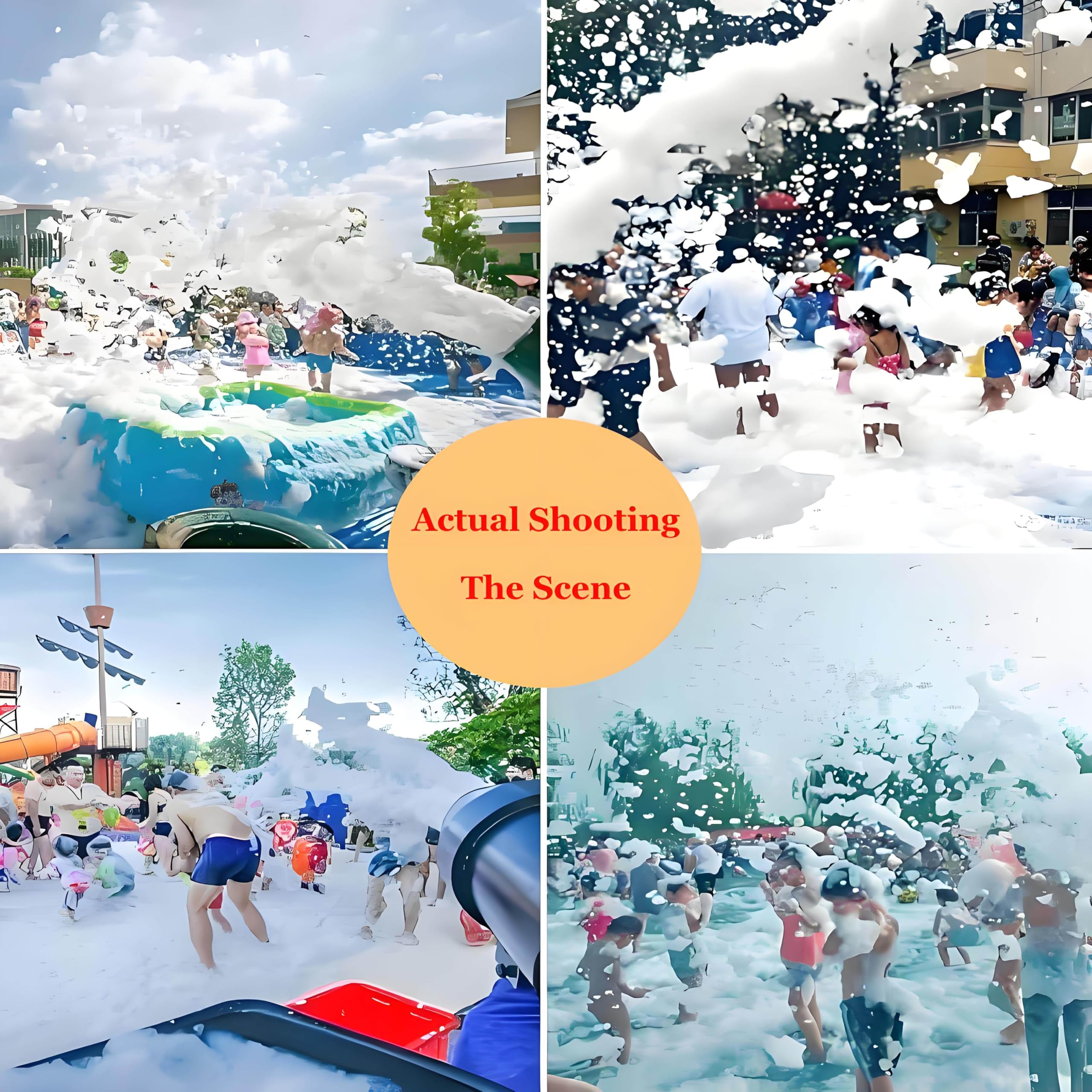 1000W Schaummaschine Party, Große Schaummaschine, Professionelle Bühnenschaummaschine, Jet-Schaummaschine, für Garten, Pool, Innenbereich, Geburtstage, Feiern,Black