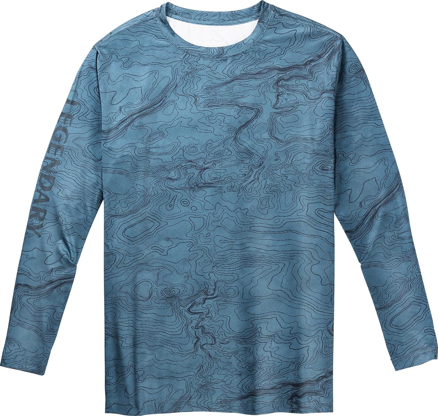 Legendary Whitetails Mens UPF 50+ Uv Sun Protection Moisture Wicking Long Sleeve T-Shirt
