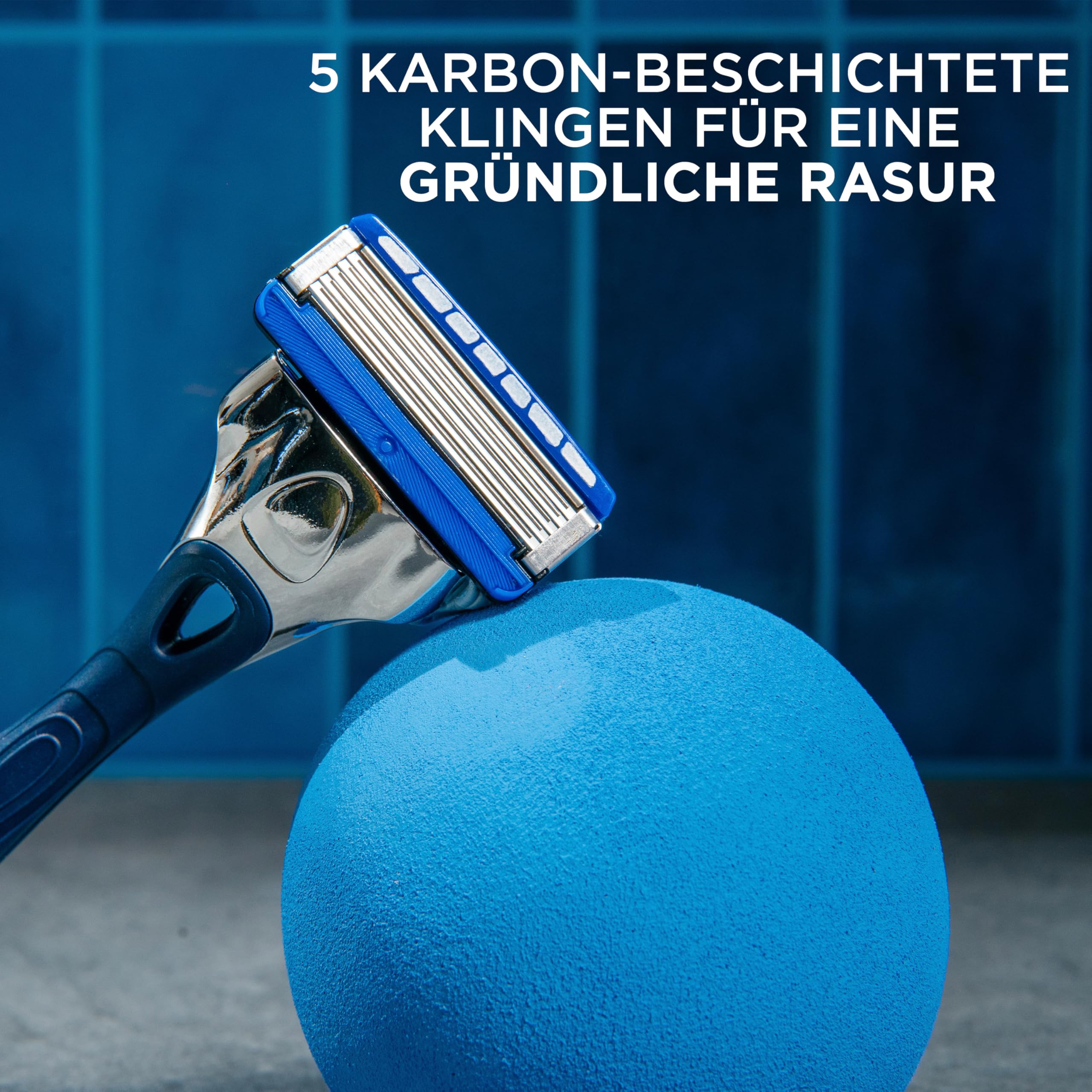 Wilkinson Sword - Hydro 5 Rasierer für Männer, 12 Ersatzklingen, Feuchtigkeitsspendende Gel-Pools und umklappbarer Trimmer