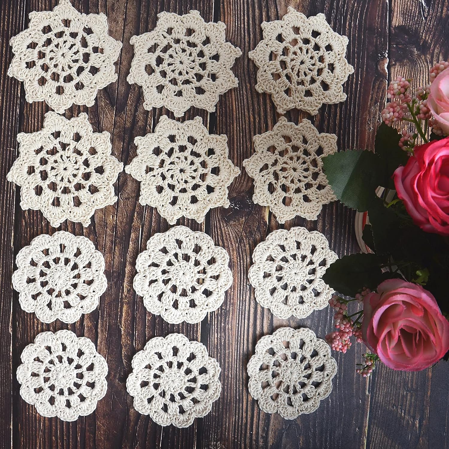 TOSSEY 12PCS Mini Vintage Handmade 